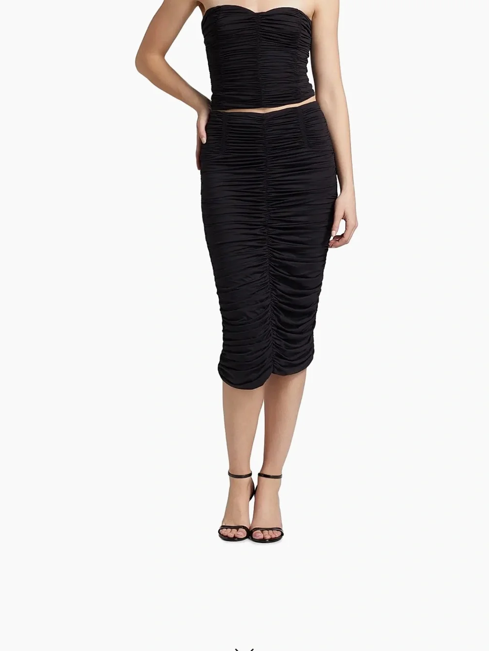 Designer | Kiki de Montparnasse Echauffe Ruched Skirt | Small | New Without Tags